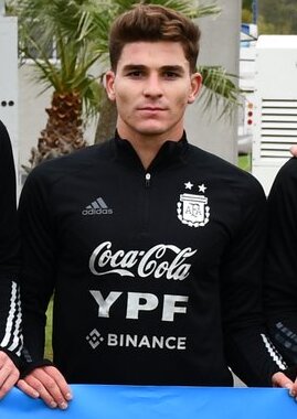 Julián álvarez c?a Atletico Madrid tr??c tr?n bán k?t Champions League 29/4 v?i Arsenal