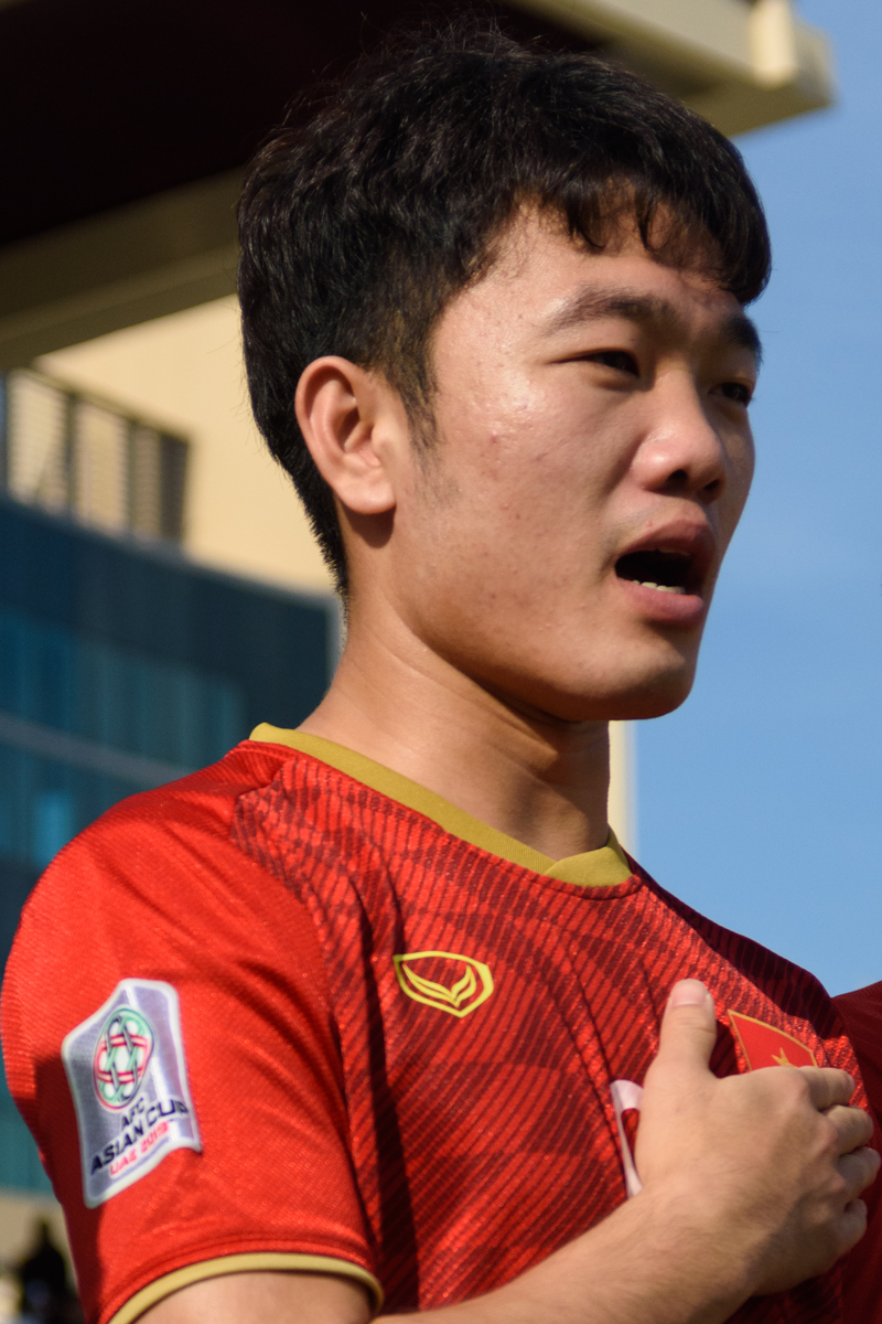 L??ng Xuan Tr??ng trong màu áo ??i tuy?n Vi?t Nam t?i Asian Cup 2019