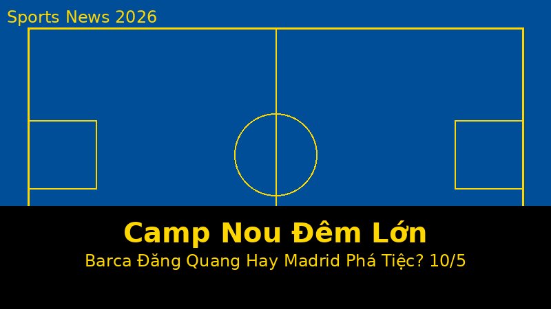 ?êm Camp Nou 10/5: Barcelona Có Th? ??ng Quang Ngay T?i El Clásico — Kho?nh Kh?c L?ch S? Hay Madrid L?i Phá Ti?c?