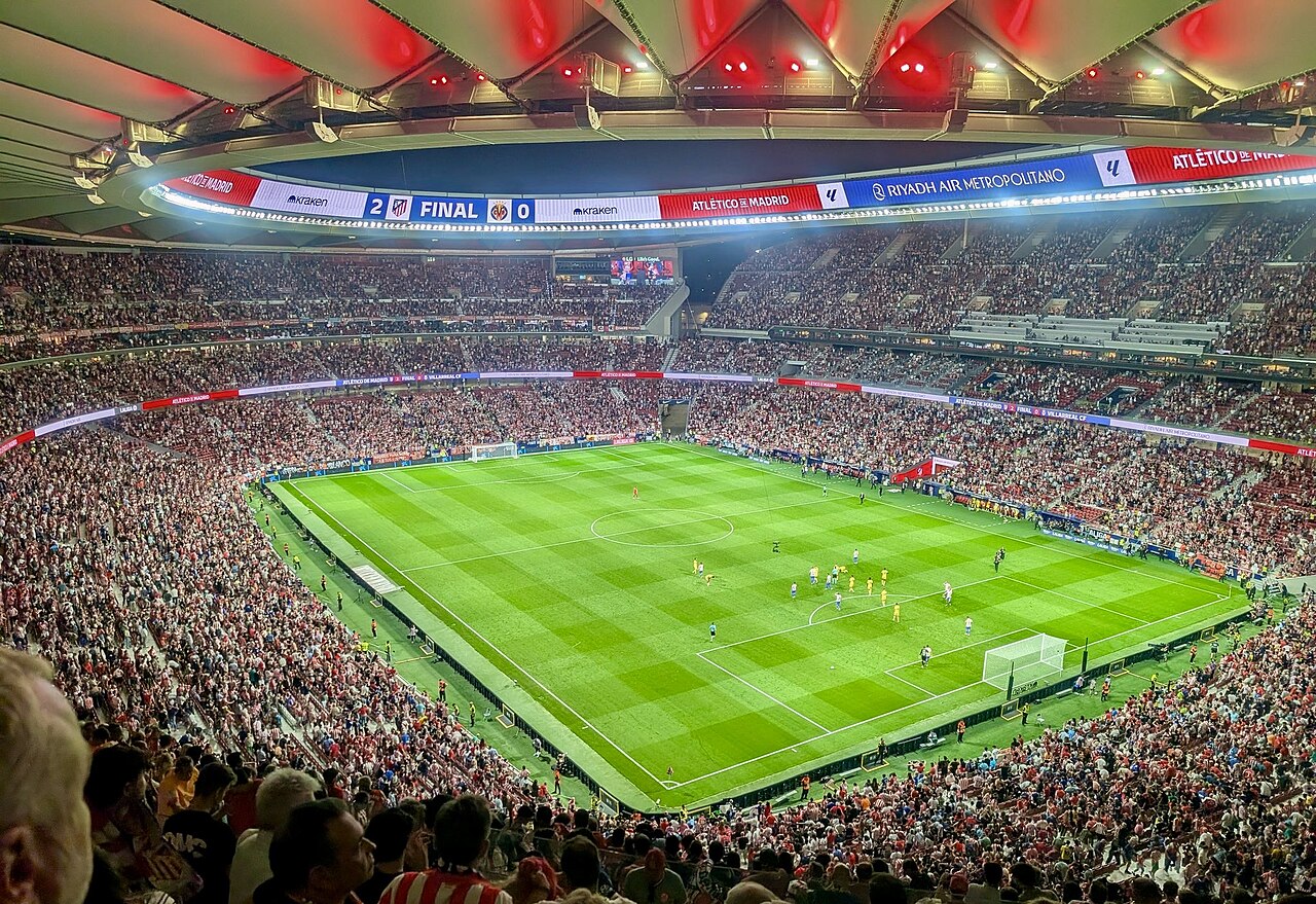 Metropolitano Stadium Madrid ?êm Atletico ti?p Arsenal bán k?t Champions League 29/4/2026