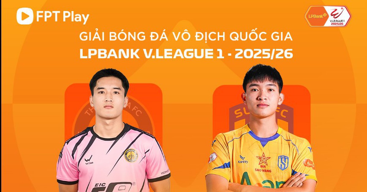 Tr?n ??ng á Thanh Hóa(chǎn) vs SLNA vòng 19 V-League 2025/26 lúc 18h00 ngày 19/4/2026